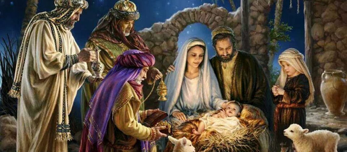 los-reyes-magos-visitando-a-jesus-en-el-pesebre